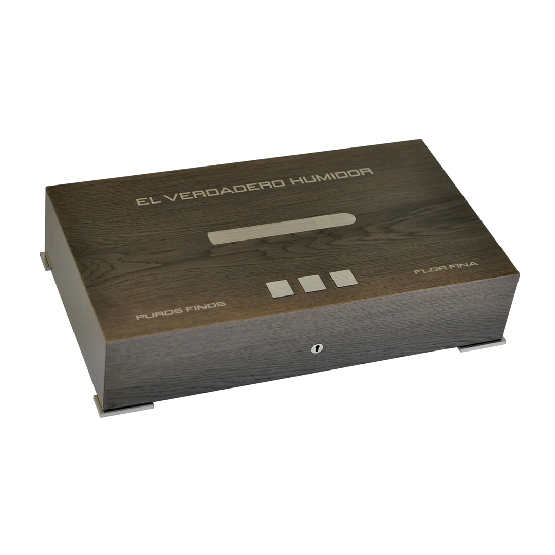 Elie Bleu New Medals Smoked Oak -  110 Count Humidor