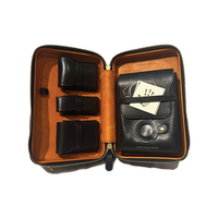 The Cigar Holder Cigar Nexus Case - Black & Orange