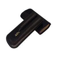 Edward Sahakian 2 cigar case - Smooth Brown Ostrich