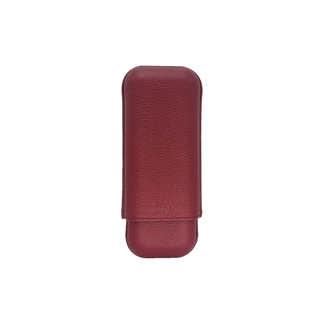 Edward Sahakian 2 cigar case - Red