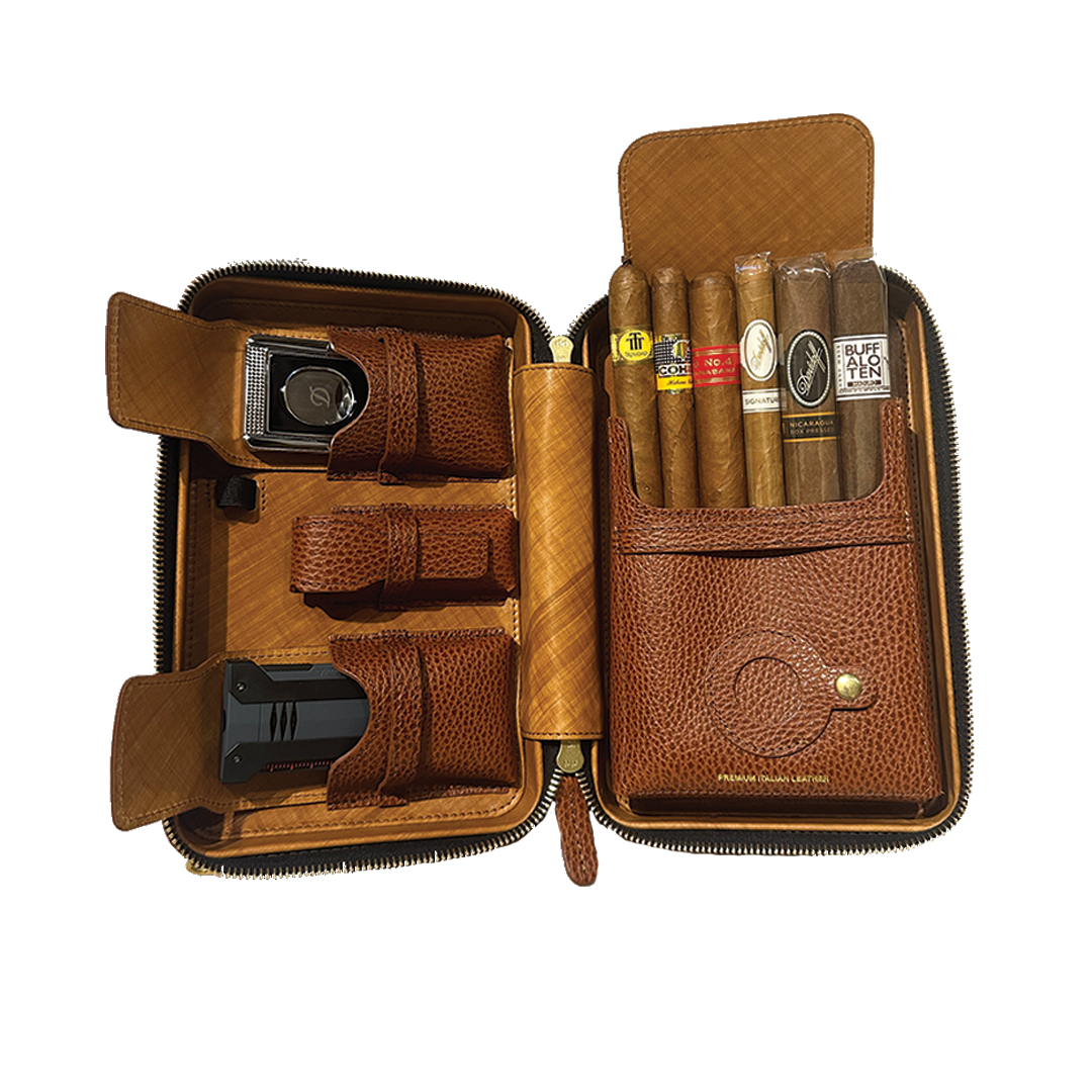 The Cigar Holder Nexus Case - Brown