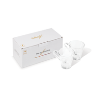 Davidoff Glass Coffee/Tea Cups