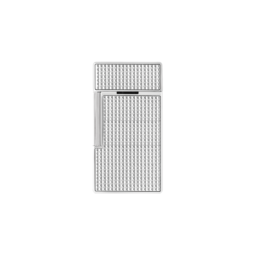 S.T. Dupont Silver Diamondhead Biggy Lighter