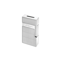 S.T. Dupont Silver Diamondhead Biggy Lighter