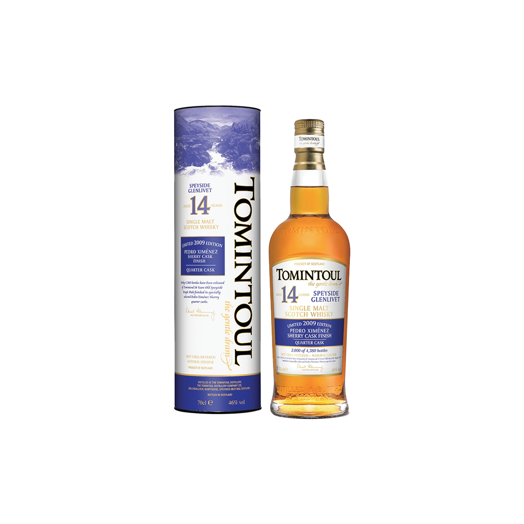 Tomintoul 14 Year Old 2009 Vintage PX Sherry Quarter Cask Finish